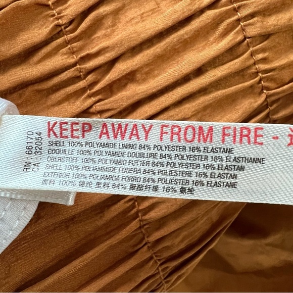 Free People The Way Home Shorts Burnt Orange Activewear Running Size Small - Picture 10 of 12